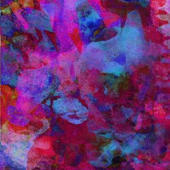 Grafika cyfrowa / sztuka generowana cyfrowo zatytułowany „Velvet lilac. Purpl…” autorstwa Anna Vaasi, Oryginalna praca, Mala…