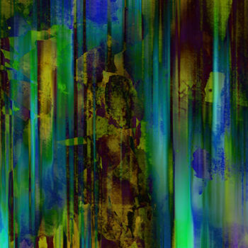 Digital Arts titled "Tropical forest. Ra…" by Anna Vaasi, Original Artwork, Digital Painting