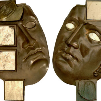 Sculpture titled ""Sen artysty"" by Anna Wątróbska, Original Artwork, Bronze