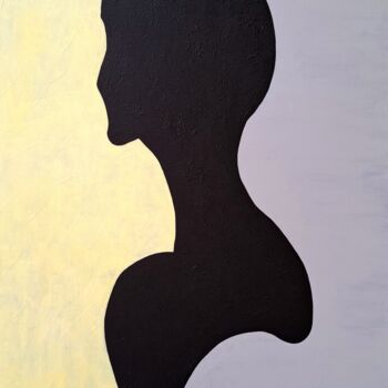 Painting titled "Waiting" by Anna Werth, Original Artwork, Acrylic
