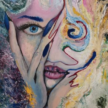 Ζωγραφική με τίτλο "Страсть мысли" από Анна Федоренко, Αυθεντικά έργα τέχνης, Λάδι