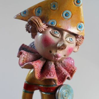 Sculpture titled "Marzyciel" by Annaart, Original Artwork, Ceramics