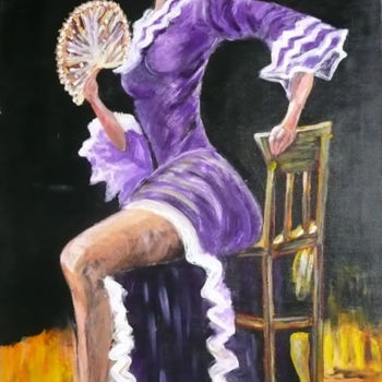 绘画 标题为“Flamenco” 由Anna Arvonio, 原创艺术品