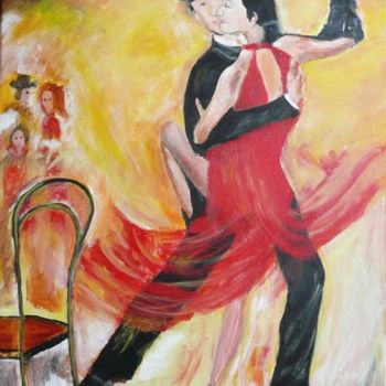 Painting titled "Tango Appassionato" by Anna Arvonio, Original Artwork