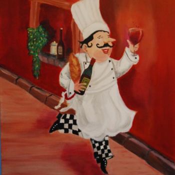 Painting titled "Euforia per il vino" by Anna Arvonio, Original Artwork