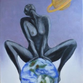 Painting titled "Universum" by Anna Arvonio, Original Artwork