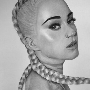 Drawing titled "Katy Perry" by Annabel, Original Artwork, Other