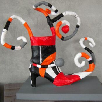 Skulptur mit dem Titel "Chaussure" von Annabelle Delage, Original-Kunstwerk
