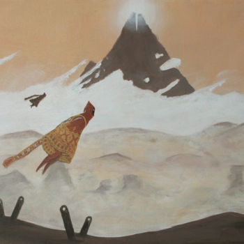 Peinture intitulée "The Journey" par Annabelle Morvan, Œuvre d'art originale, Acrylique