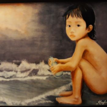Painting titled "Dopo l' uragano" by Anna Maglioccola, Original Artwork, Pastel