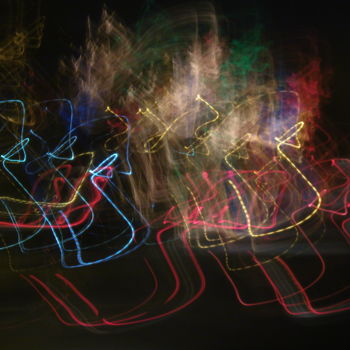 Photography titled "Abstraction nocturne" by Anna Amini, Original Artwork