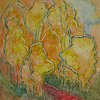 Painting titled "Meet Me in the Woods" by Anna Jagla, Original Artwork