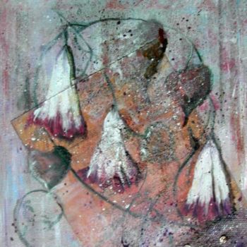 Peinture intitulée "Fleurs" par Annakarin, Œuvre d'art originale, Huile