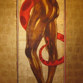 제목이 "Erotic Dream"인 미술작품 Anna Kassel로, 원작, 기름