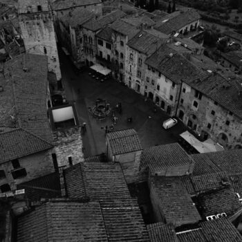 Fotografia intitulada "San Gimignano from…" por Annalisa Manzini (Lisa77photos), Obras de arte originais, Fotografia digital