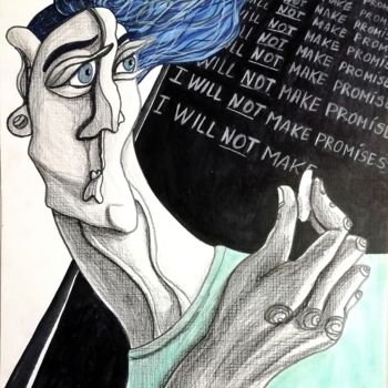 Drawing titled "A lesson to be lear…" by Anna Reshetnikova, Original Artwork, Pencil