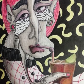 ""Cuba Libre"" başlıklı Resim Anna Reshetnikova tarafından, Orijinal sanat, Işaretleyici