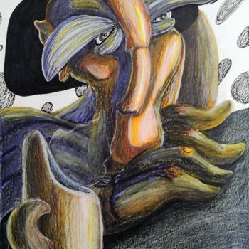 Dessin intitulée "A really nice morni…" par Anna Reshetnikova, Œuvre d'art originale, Crayon
