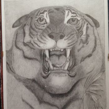 Dessin intitulée "tigre.jpeg" par Annarita Tortorella, Œuvre d'art originale