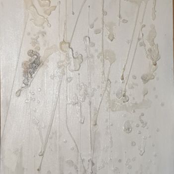 Pintura titulada "Blanc bougie" por Anna Rita Napolitano, Obra de arte original, Oleo