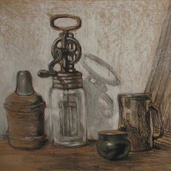 Zeichnungen mit dem Titel "Still Life" von Anna Vlaskova, Original-Kunstwerk