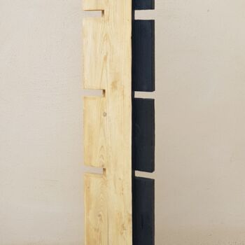 Sculpture intitulée "Totems I" par Annbo, Œuvre d'art originale, Bois