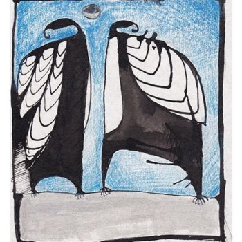 绘画 标题为“Birds” 由Anni Boreiko, 原创艺术品, 其他