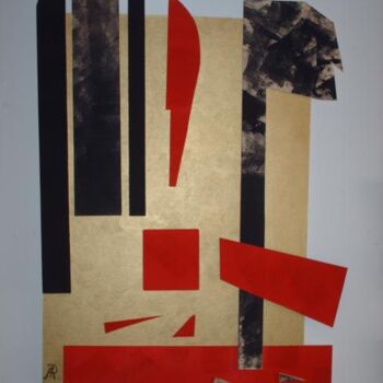 "Expression abstrait…" başlıklı Tablo Anne Arc tarafından, Orijinal sanat, Petrol