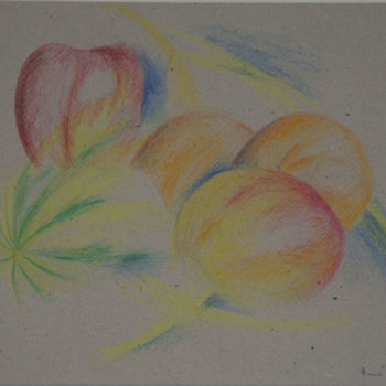 Painting titled "Fruits" by Anne B, Original Artwork