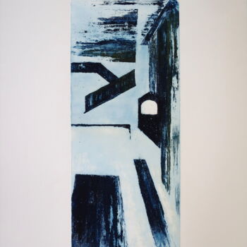 Estampas & grabados titulada "Abstraction 3" por Anne Bidaut, Obra de arte original, Grabado Montado en Cartulina