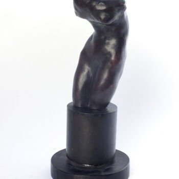 Sculpture titled "La Nuit" by Anne Cardot, Original Artwork, Bronze