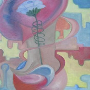 Painting titled "PUZZLE" by Anne Dahirel, Original Artwork