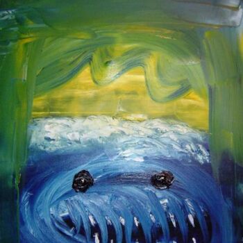 Peinture intitulée "Monstro" par Anne Geritzen, Œuvre d'art originale, Huile