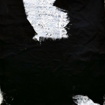 Peinture intitulée "BLACK LEATHER" par Anne Girault Bardaud, Œuvre d'art originale, Acrylique Monté sur Châssis en bois