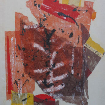 Collages titled "Tan 3905" by Anne Guerrant, Original Artwork, Collages