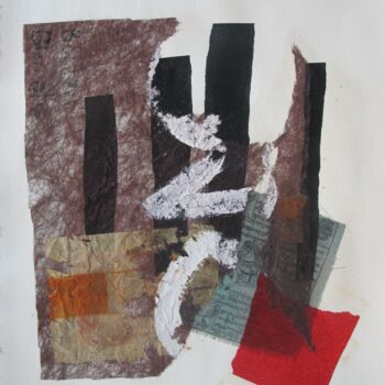 Collages titled "Tan 3935" by Anne Guerrant, Original Artwork