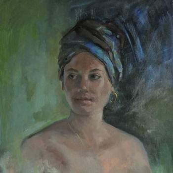 Painting titled "Par- etre" by Anne-Isabelle Roubaï, Original Artwork, Oil