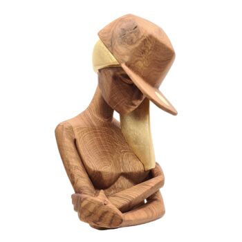 雕塑 标题为“New Eva - chêne” 由Anne-Juliette Deschamps, 原创艺术品, 木