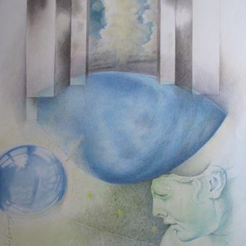Disegno intitolato "Nature morte II ave…" da Anne Lanci, Opera d'arte originale, Matita