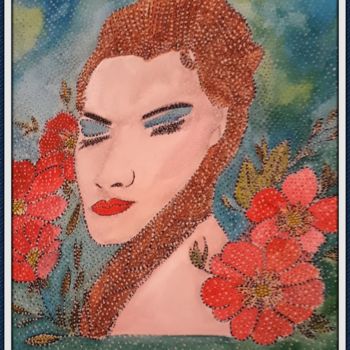 Pittura intitolato "PRINCESS" da Anne Bazabidila, Opera d'arte originale, Acquarello