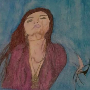 Peinture intitulée "LIBERTY" par Anne Bazabidila, Œuvre d'art originale, Aquarelle