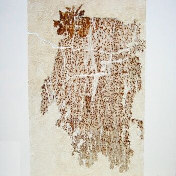 제목이 "Mémoire oubliée n°13"인 미술작품 Anne-Marie Mary로, 원작, 아크릴 나무 들것 프레임에 장착됨