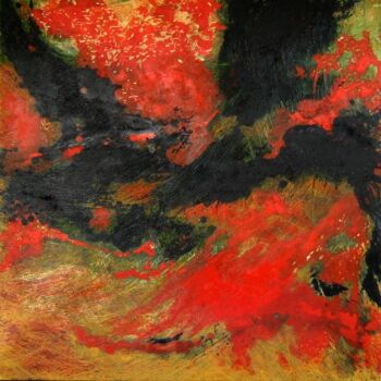 제목이 "Passion"인 미술작품 Anne-Marie Mary로, 원작, 기름 나무 들것 프레임에 장착됨