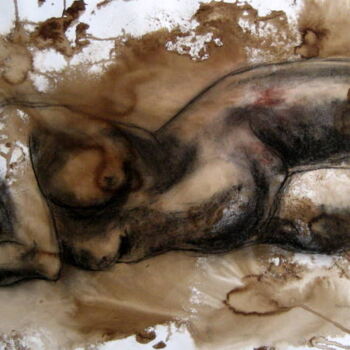 Рисунок под названием "Nu Féminin 2" - Anne-Marie Mary, Подлинное произведение искусства, Другой