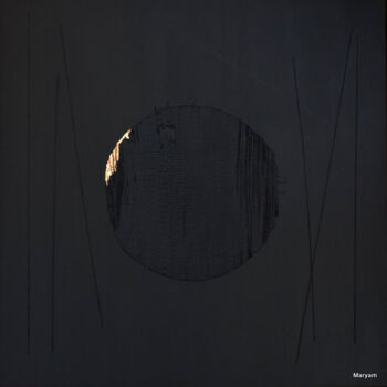 Картина под названием "nuit obscure 5" - Anne-Marie Mary, Подлинное произведение искусства, Акрил