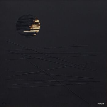 Картина под названием "nuit obscure 6" - Anne-Marie Mary, Подлинное произведение искусства, Акрил