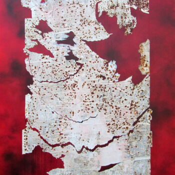Painting titled "Mémoire du Temps N°…" by Anne-Marie Mary, Original Artwork, Acrylic