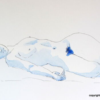 Drawing titled "croquis Solenn (4)…" by Anne-Marie Mary, Original Artwork