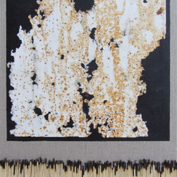 Collagen mit dem Titel "MT n°55" von Anne-Marie Mary, Original-Kunstwerk, Collagen