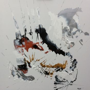 Peinture intitulée "Chauve souris" par Anne-Marie Mesple, Œuvre d'art originale